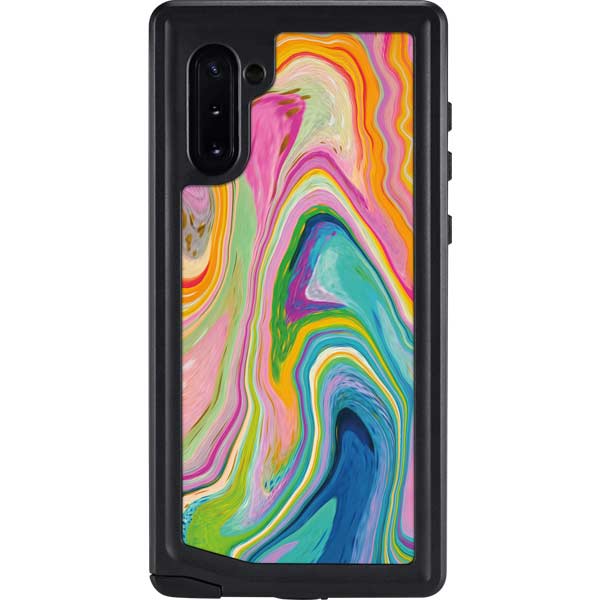 Rainbow Marble by Etta Vee Galaxy Cases