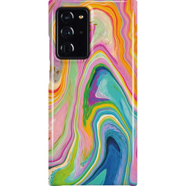 Rainbow Marble by Etta Vee Galaxy Cases