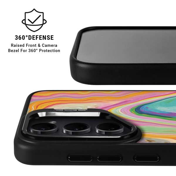 Rainbow Marble by Etta Vee Galaxy S26 Ultra Kickstand Case