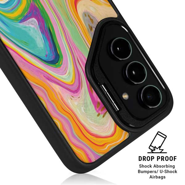 Rainbow Marble by Etta Vee Galaxy S26 Ultra Kickstand Case