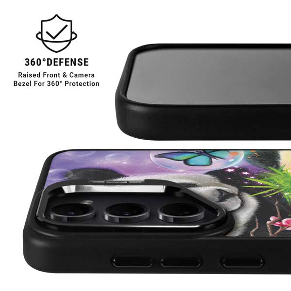Rainbow Pandas with Butterflies by Sheena Pike Galaxy S26 Plus Kickstand Case