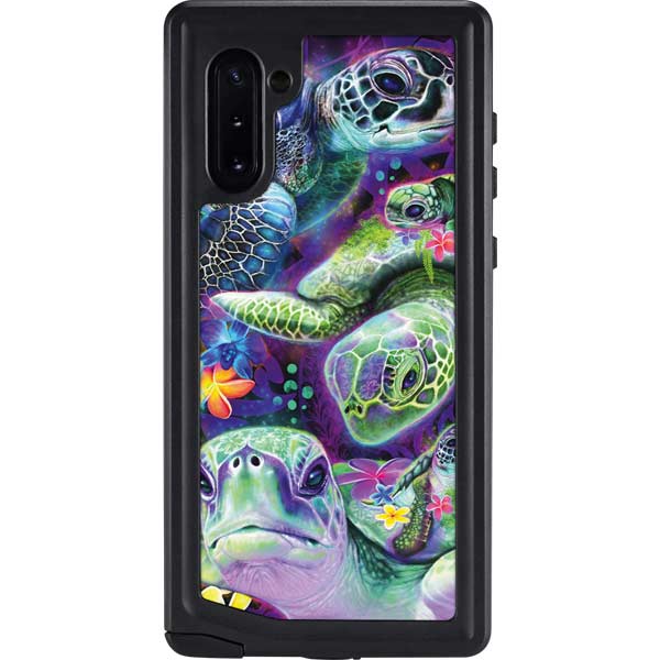 Rainbow Sea Turtles by Sheena Pike Galaxy Cases