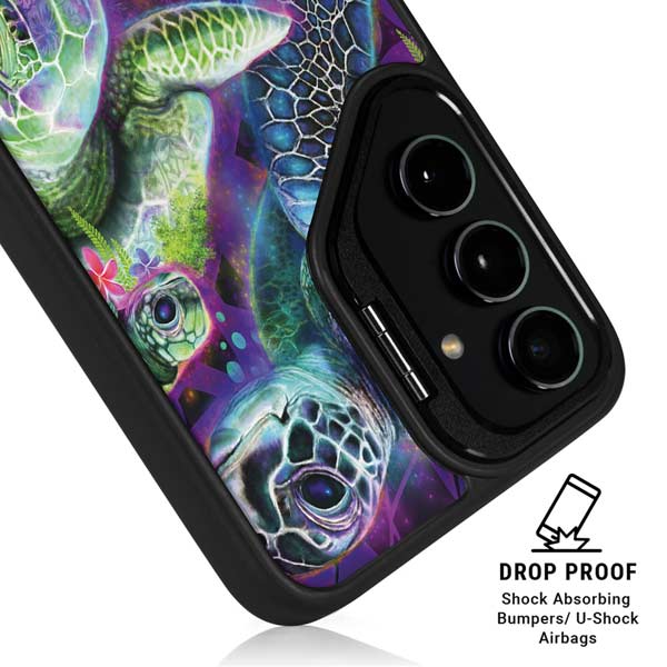 Rainbow Sea Turtles by Sheena Pike Galaxy S26 Plus Kickstand Case