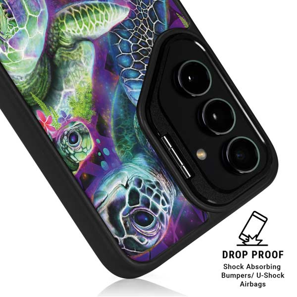 Rainbow Sea Turtles by Sheena Pike Galaxy S26 Ultra Kickstand Case