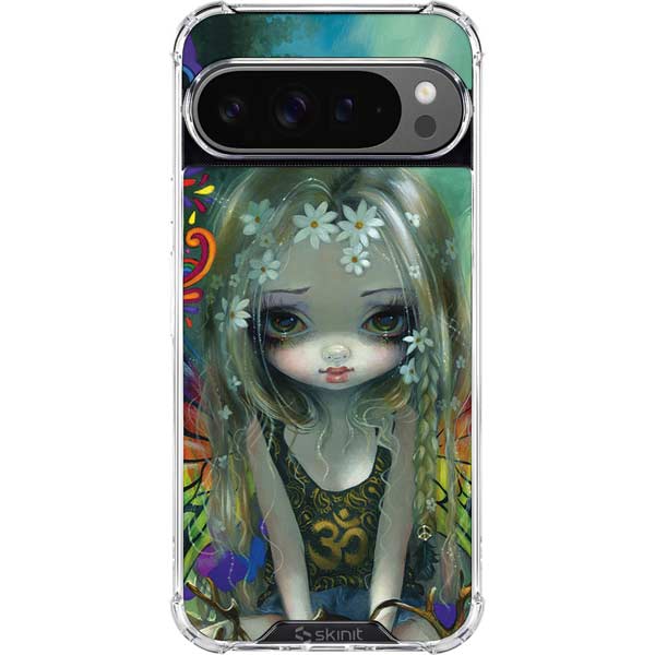 Rainbow Winged Yoga Fairy by Jasmine Becket-Griffith Google Pixel 10 Pro XL Clear Case
