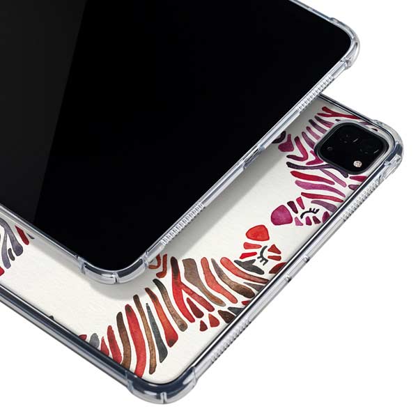 Rainbow Zebras by Cat Coq iPad Pro 11in (2024) Clear Case