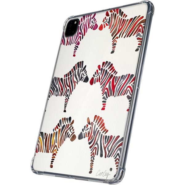 Rainbow Zebras by Cat Coq iPad Pro 11in (2024) Clear Case