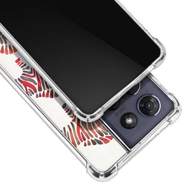 Rainbow Zebras by Cat Coq Moto G Power 5G (2025) Clear Case