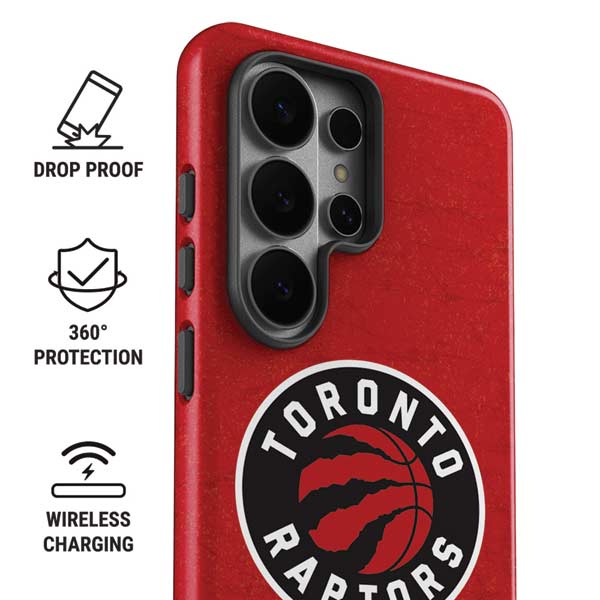 NBA Toronto Raptors Distressed Galaxy S26 Ultra Impact Case