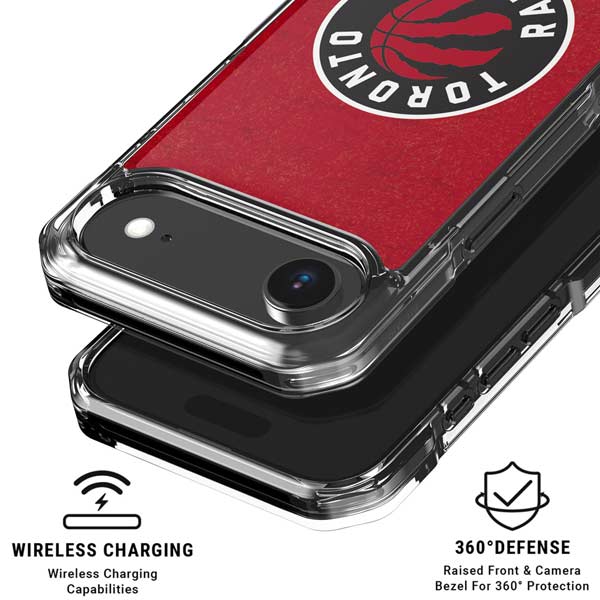 NBA Toronto Raptors Distressed iPhone 17 Air Clear Case