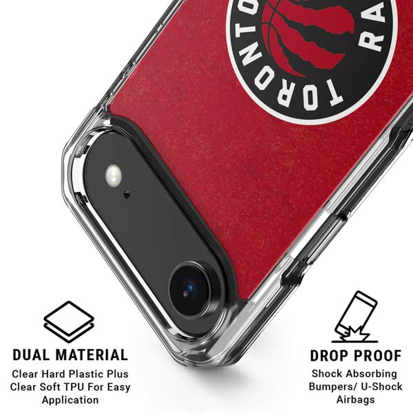 NBA Toronto Raptors Distressed iPhone 17 Air Clear Case