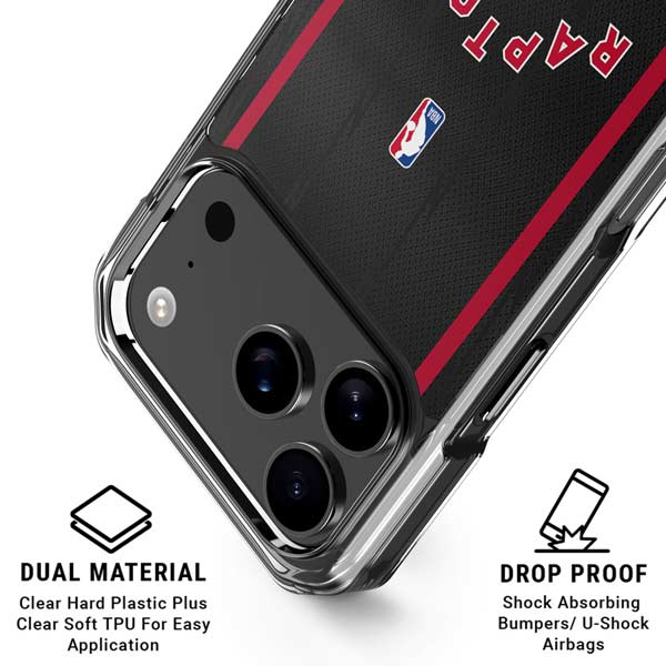 NBA Toronto Raptors Jersey iPhone 17 Pro Clear Case