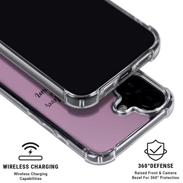 Disney Princess Rapunzel Never Too Old To Dream Art iPhone 17 Clear Case