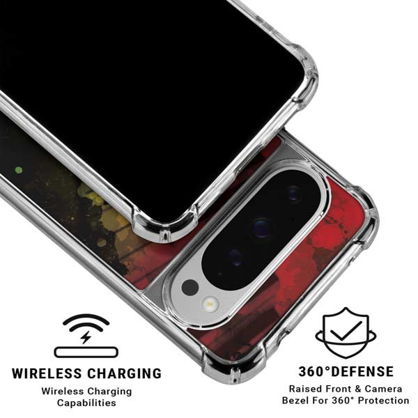 Rasta Color Keys Google Pixel 10 Pro Clear Case
