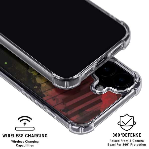 Rasta Color Keys iPhone 17 Clear Case