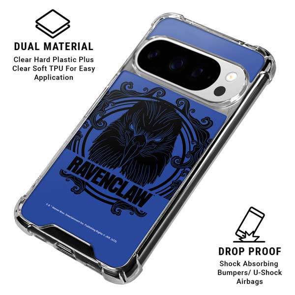 Wizarding Worlds Harry Potter Ravenclaw Illustration Google Pixel 10 Pro Clear Case