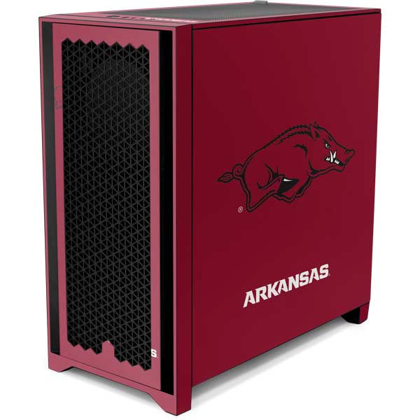 Razorbacks Red Logo Corsair 4000D Tempered Glass Mid-Tower ATX Case ...