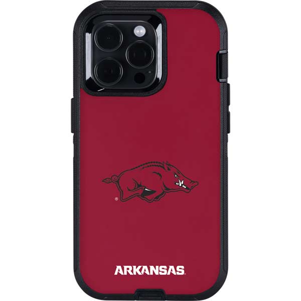 University of Arkansas-Fayetteville Razorbacks Red Logo Otterbox Defender iPhone Skin