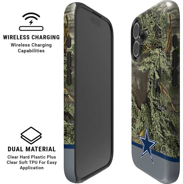 NFL Realtree Camo Dallas Cowboys iPhone 16 Magsafe Impact Case