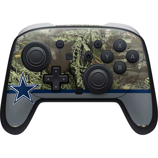 NFL Realtree Camo Dallas Cowboys Nintendo Switch 2 (2025) Pro Controller Skin