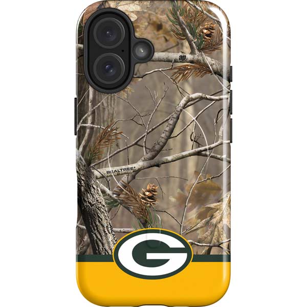 NFL Realtree Camo Green Bay Packers iPhone 16 Magsafe Impact Case