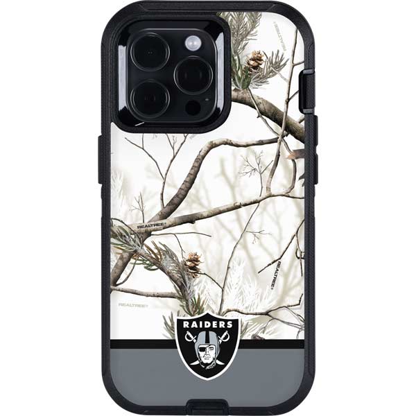 NFL Realtree Camo Las Vegas Raiders Otterbox Defender iPhone Skin