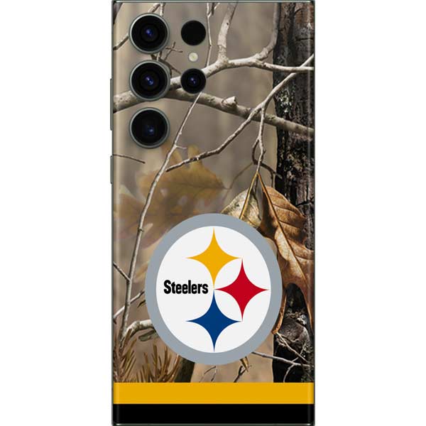 NFL Realtree Camo Pittsburgh Steelers Galaxy Skins