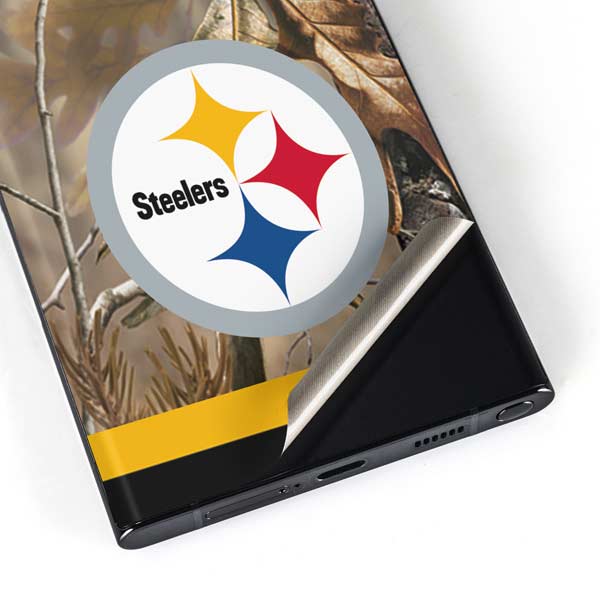 NFL Realtree Camo Pittsburgh Steelers Galaxy Skins