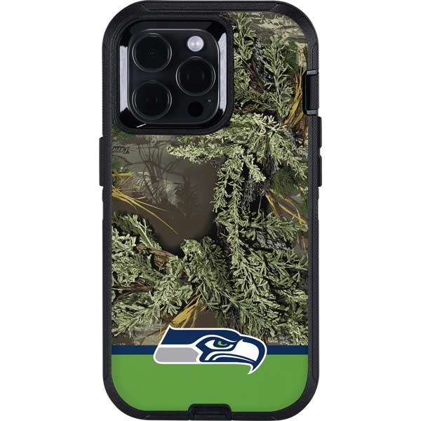 NFL Realtree Camo Seattle Seahawks Otterbox Defender iPhone Skin