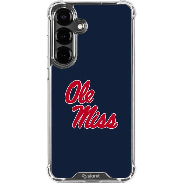 University of Mississippi Rebels Ole Miss Galaxy S26 Clear Case