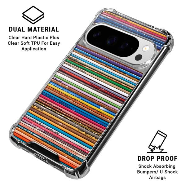 Records Music Google Pixel 10 Pro XL Clear Case