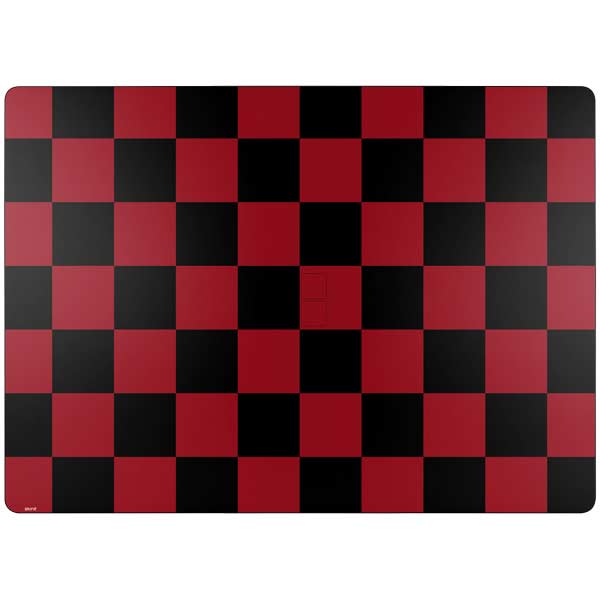 Red and Black Checkerboard Surface Laptop 7 13.8in Skin