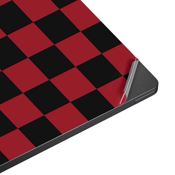 Red and Black Checkerboard Surface Laptop 7 13.8in Skin