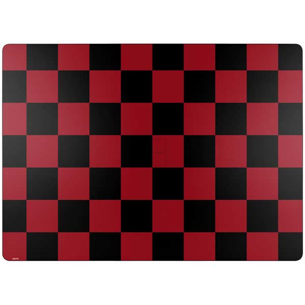 Red and Black Checkerboard Surface Laptop 7 15in Skin