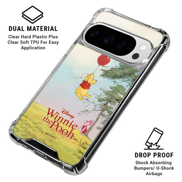 Disney Winnie the Pooh Red Ballon Google Pixel 10 Pro XL Clear Case