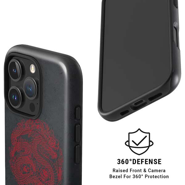 Red Dragon iPhone 16 Pro Max Magsafe Impact Case