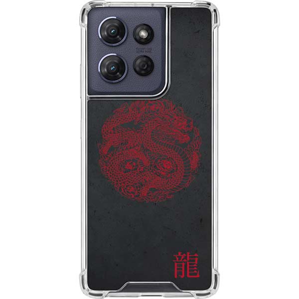 Red Dragon Moto G 5G (2025) Clear Case
