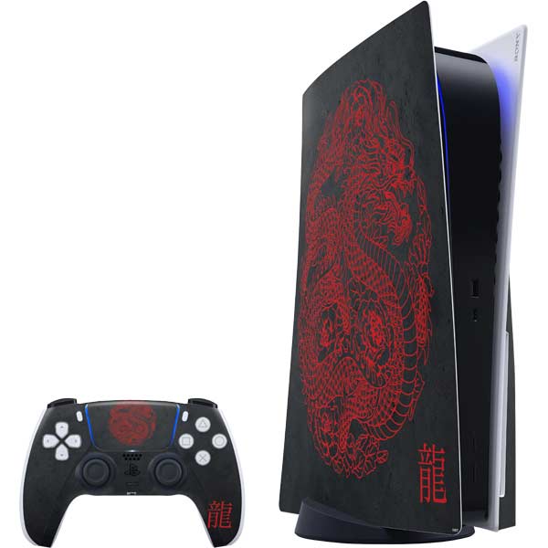 Red Dragon PlayStation PS5 Skins