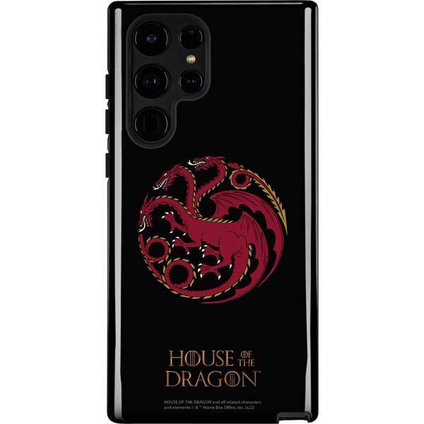 HBO House of the Dragon Red Tararyen Sigil Galaxy Cases