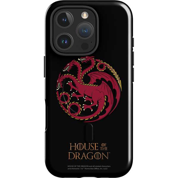 HBO House of the Dragon Red Tararyen Sigil iPhone 16 Pro Max Magsafe Impact Case