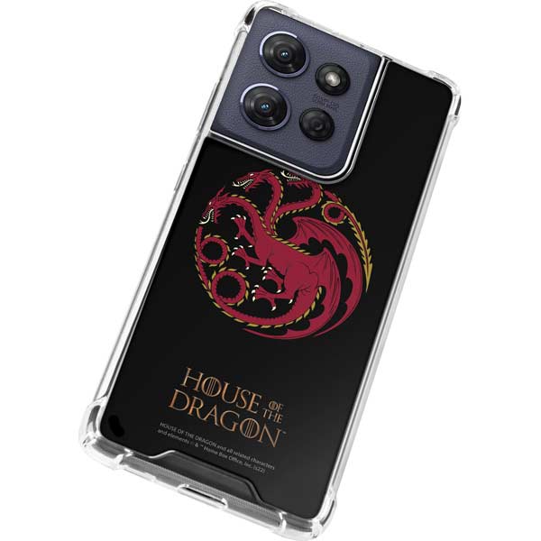 HBO House of the Dragon Red Tararyen Sigil Moto G 5G (2025) Clear Case