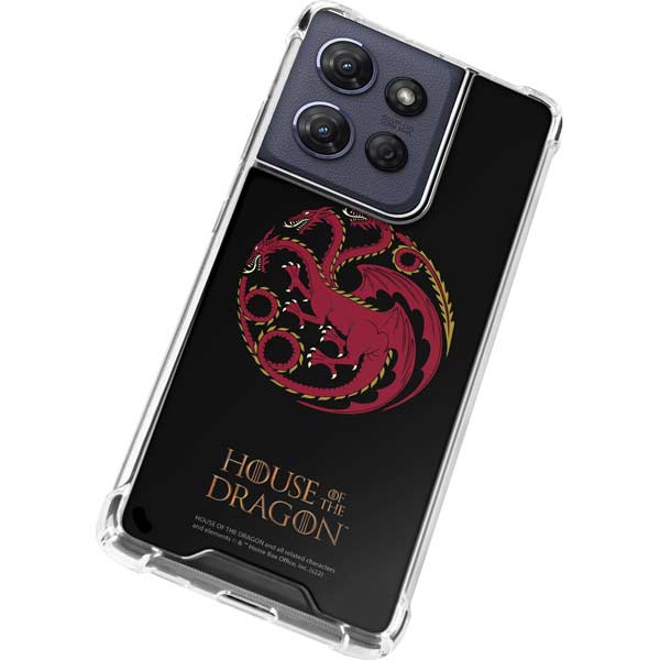 HBO House of the Dragon Red Tararyen Sigil Moto G Power 5G (2025) Clear Case