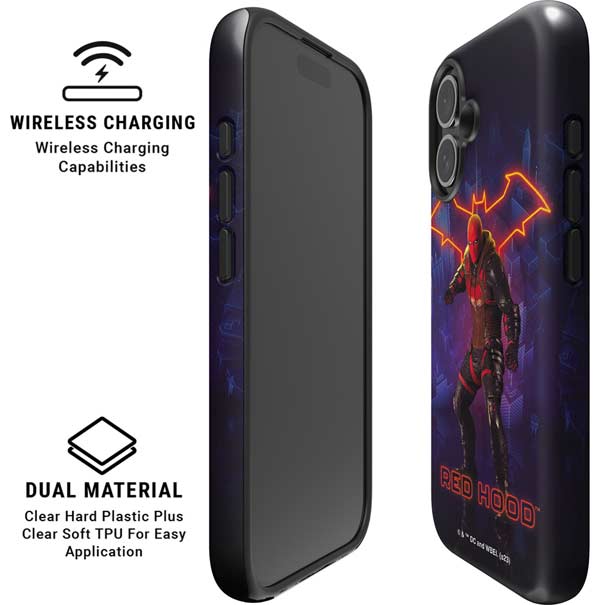 DC Comics Gotham Knights Red Hood iPhone 16 Plus Magsafe Impact Case