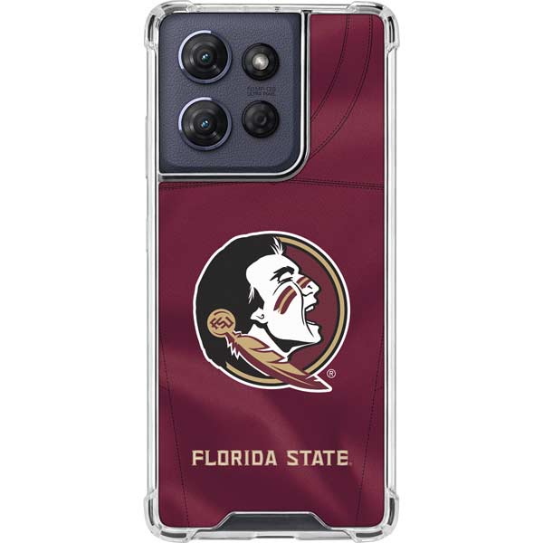 Florida State University Red Jersey Moto G Power 5G (2025) Clear Case