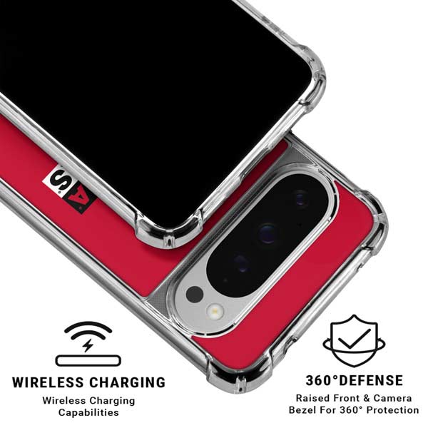 University of Nebraska Red Huskers Google Pixel 10 Pro Clear Case