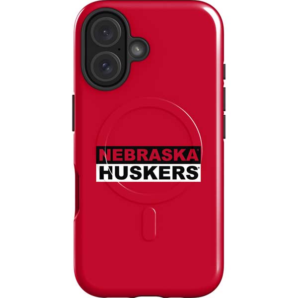 University of Nebraska Red Huskers iPhone 16 Magsafe Impact Case