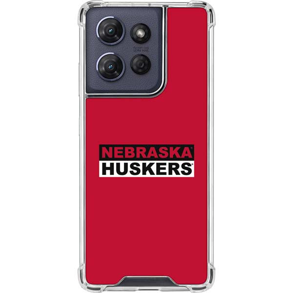 University of Nebraska Red Huskers Moto G Power 5G (2025) Clear Case