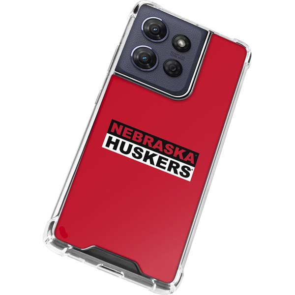 University of Nebraska Red Huskers Moto G Power 5G (2025) Clear Case