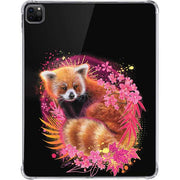 Red Panda with Flowers by Sheena Pike iPad Pro 11in (2024) Clear Case