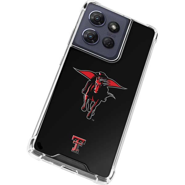 Texas Tech University Red Raiders Logo Moto G Power 5G (2025) Clear Case